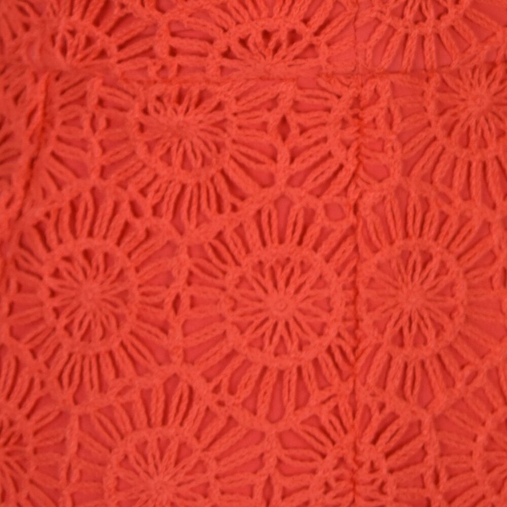 Lulu's Chic Intent Bright Red Crochet Textured Strapless Midi Dress NEW - XS - Picture 2 of 10